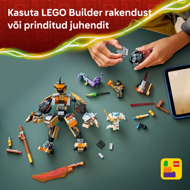 71854 Cole Misiju robots un Pūķis Zane