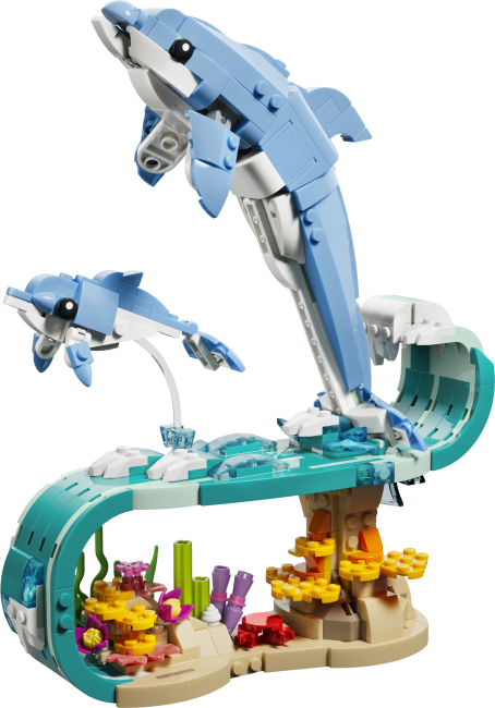 31385 Jūras dzīvnieki: Skaistie delfīni