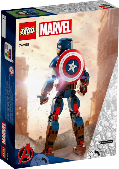 76258 Rakennettava Captain America ‑hahmo