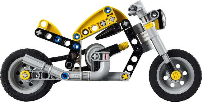 42225 Keltainen moottoripyörä