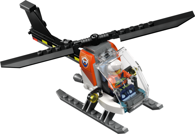 60504 Krasta apsardzes glābšanas laiva un helikopters