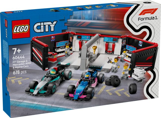 60444 Гараж F1® для Mercedes-AMG и Alpine