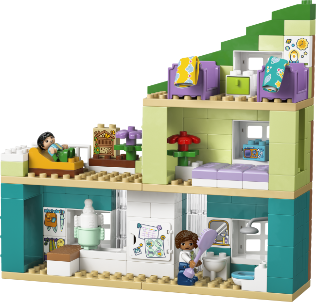 10470 Nykyaikainen omakotitalo ja hahmot 3in1