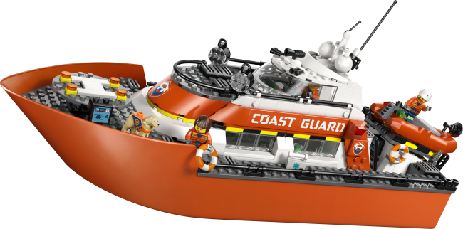 60504 Krasta apsardzes glābšanas laiva un helikopters