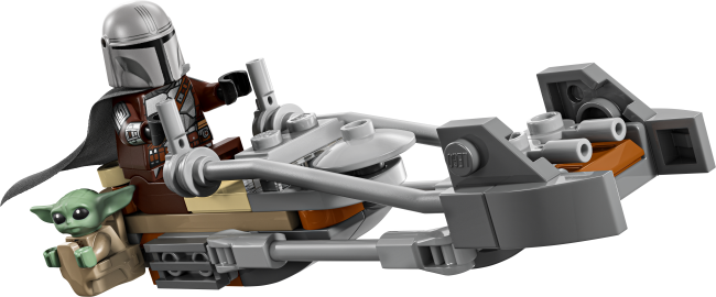 75436 Mandalorian ja Grogu Speeder Bike™