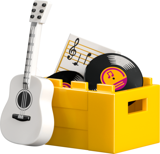42653 Musiikkikauppa ja asunto