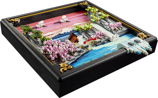 31218 Japanilainen kirsikankukkamaisema