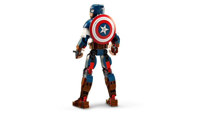 76258 Rakennettava Captain America ‑hahmo
