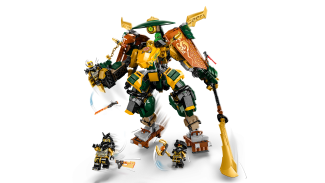 71794 Lloydin ja Arinin ninjatiimin robottiasut