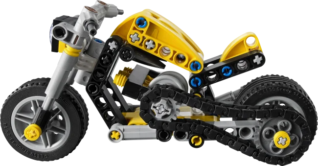 42225 Keltainen moottoripyörä