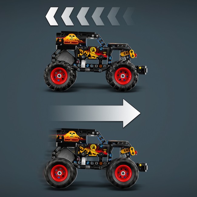 42219 Monster Jam™ Grave Digger™ tuli ja jää