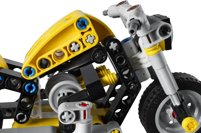 42225 Keltainen moottoripyörä