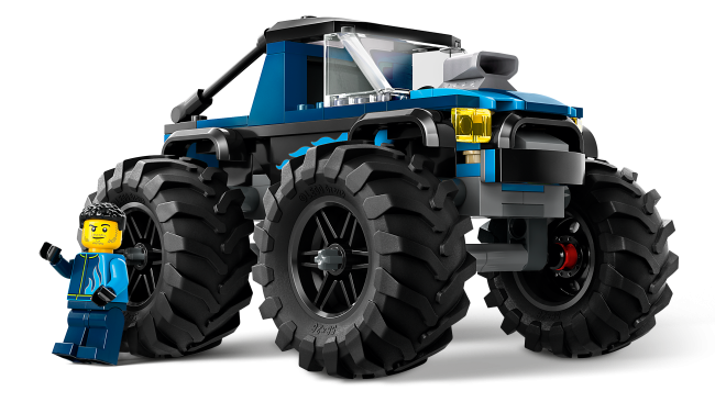 60402 Sininen monsteriauto