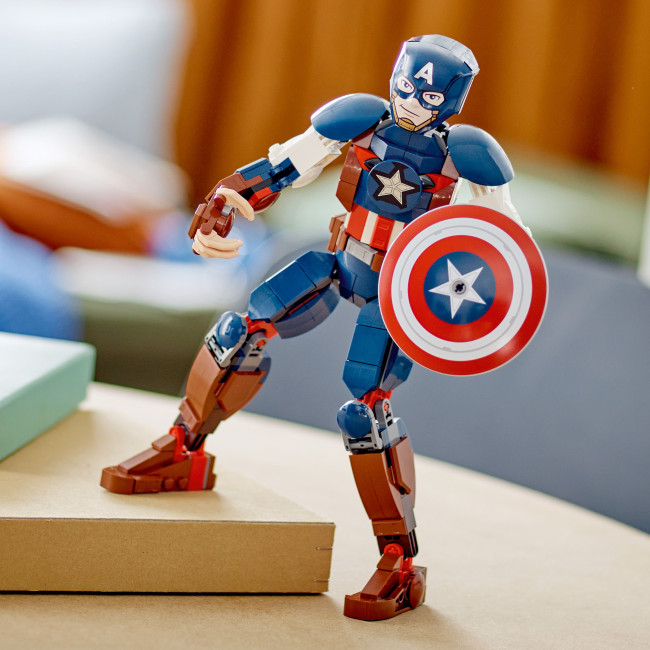 76258 Rakennettava Captain America ‑hahmo