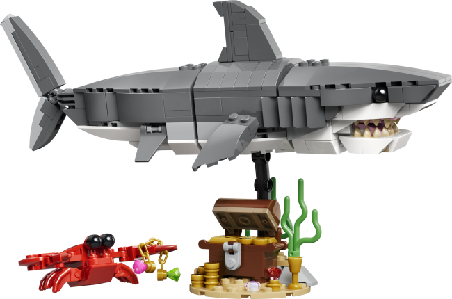 31381 Negantā haizivs ar dārgumu lādi