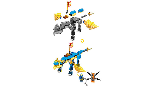 71760 LEGO® NINJAGO® Evoluutio: Jayn ukkoslohikäärme