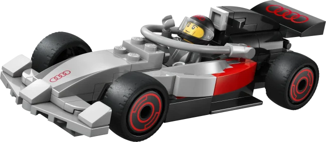 60493 F1®-kuljetusauto ja Audi F1® ‑kilpa-auto