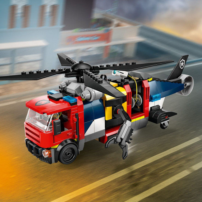 60462 Helikopteri, paloauto ja sukellusvene yhdessä