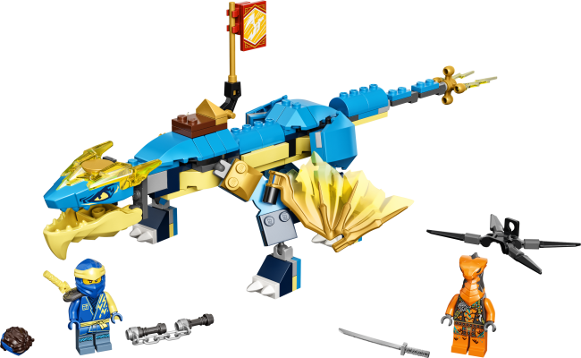 71760 LEGO® NINJAGO® Evoluutio: Jayn ukkoslohikäärme