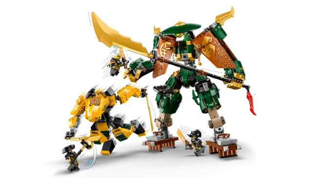 71794 Lloydin ja Arinin ninjatiimin robottiasut
