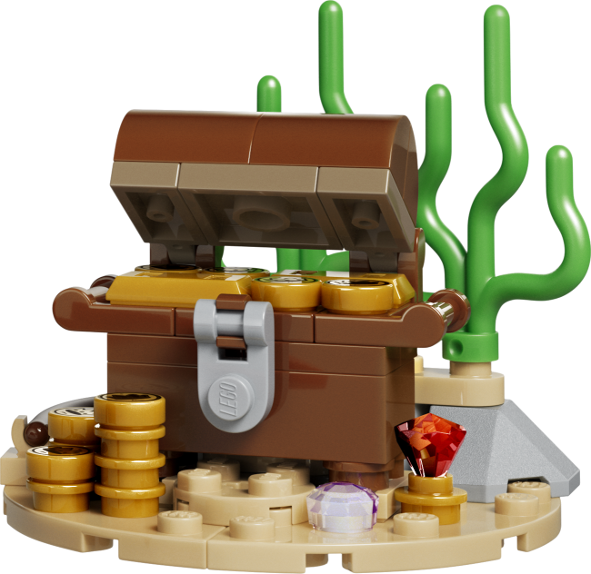 31381 Negantā haizivs ar dārgumu lādi