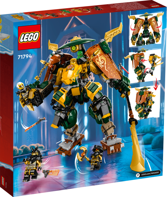 71794 Lloydin ja Arinin ninjatiimin robottiasut