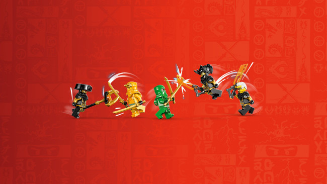 71794 Lloydin ja Arinin ninjatiimin robottiasut
