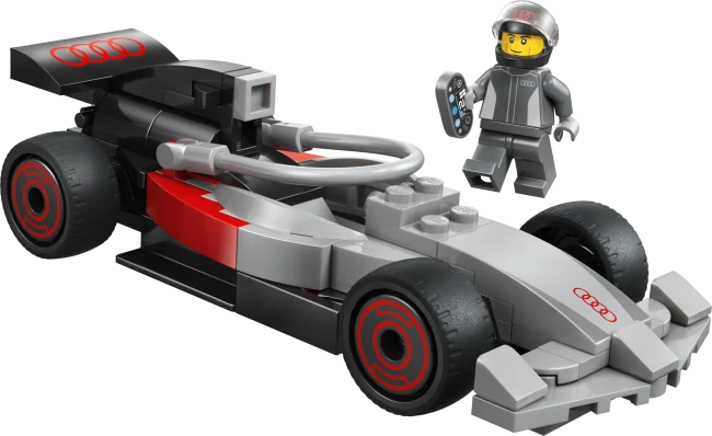 60493 F1®-kuljetusauto ja Audi F1® ‑kilpa-auto