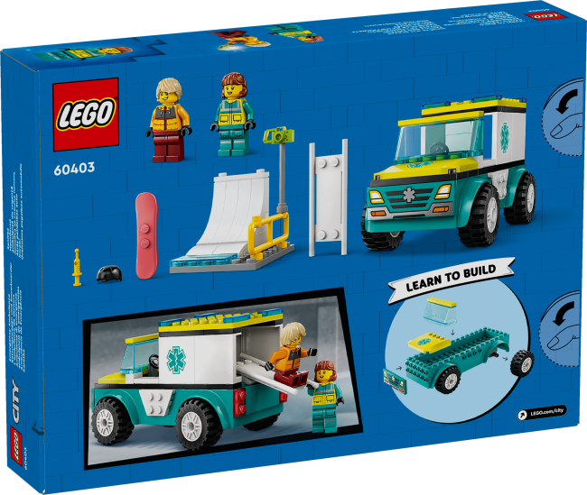60403 Kiirabi ja lumelaudur