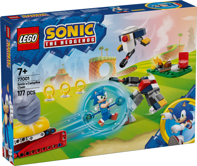 77001 Sonic ja yhteenotto nuotiolla