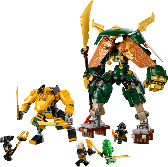 71794 Lloydin ja Arinin ninjatiimin robottiasut