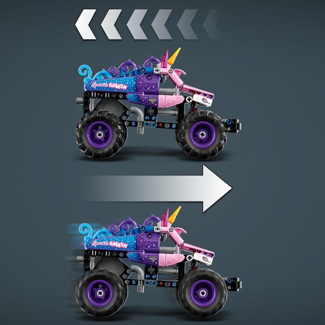 42220 Monster Jam™ Sparkle Smash™ tagasitõmmatav