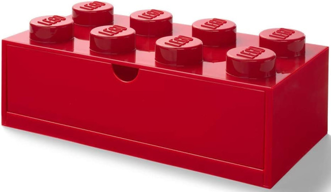 40211730 Desk Drawer 8 knobs red
