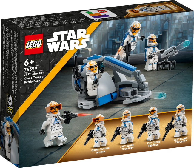 75359 332. leegioni Ahsoka kloonsõdalase lahingukomplekt