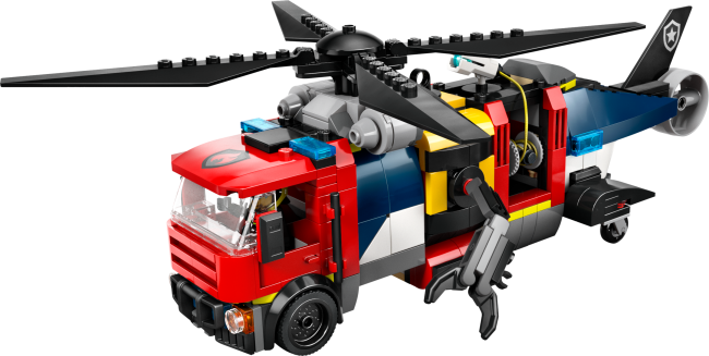 60462 Helikopteri, paloauto ja sukellusvene yhdessä
