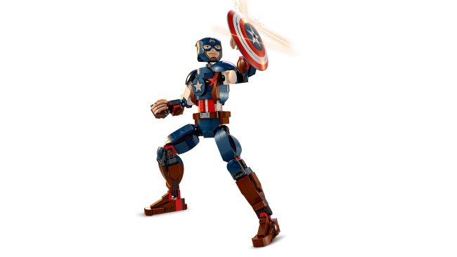 76258 Rakennettava Captain America ‑hahmo