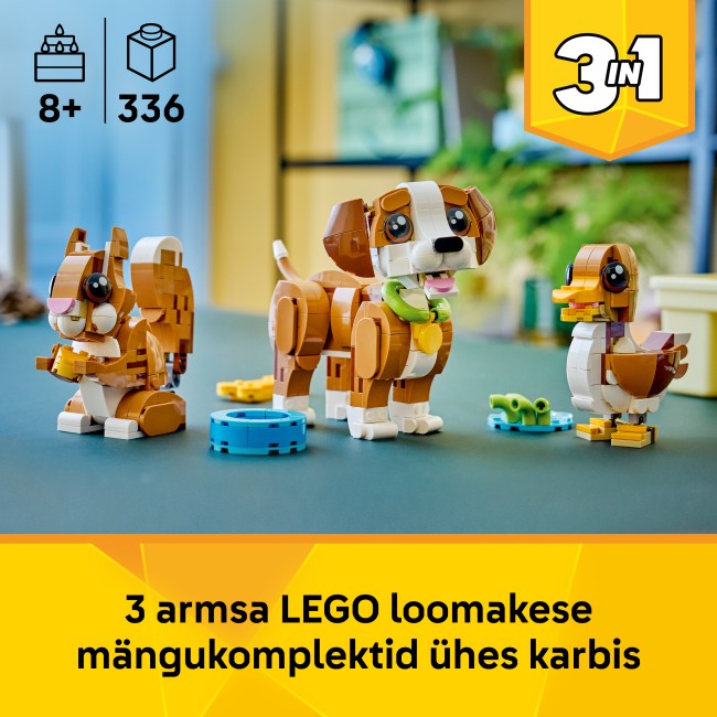31382 Armsad loomad: Mänguhimuline kutsikas