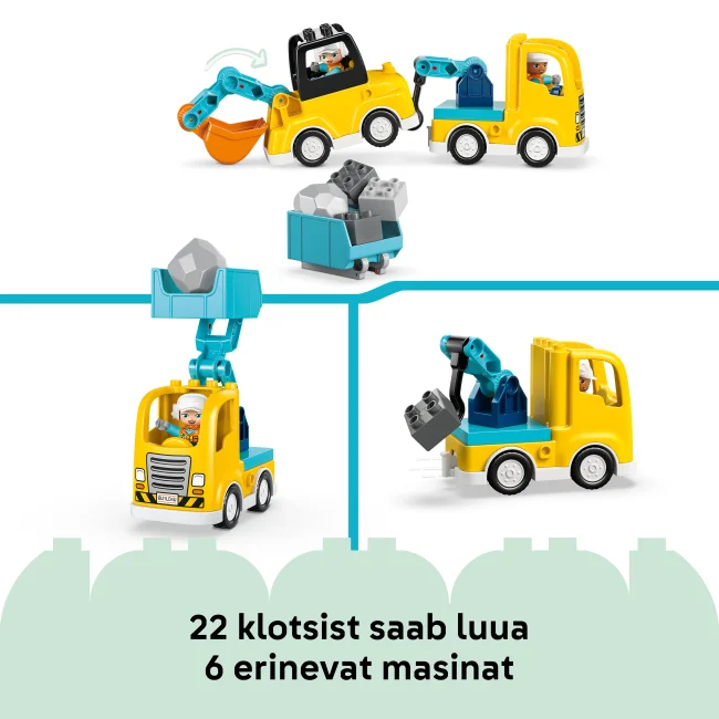 10475 Työmaa-ajoneuvot 3in1