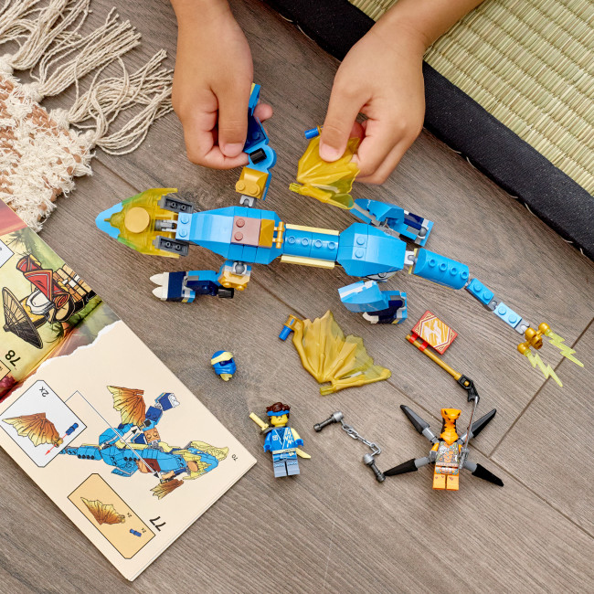 71760 LEGO® NINJAGO® Evoluutio: Jayn ukkoslohikäärme