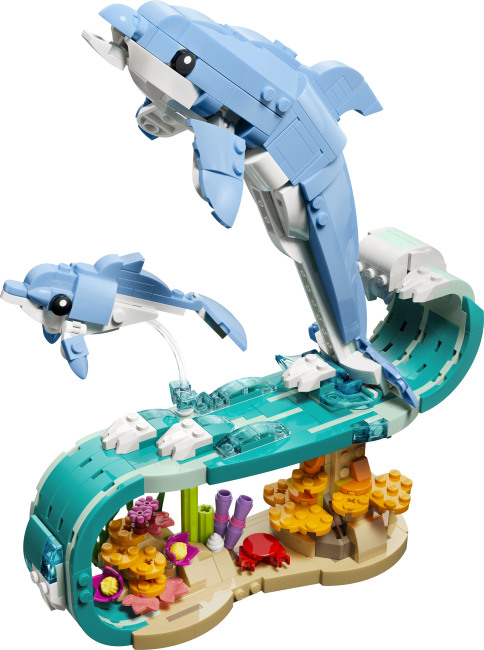 31385 Jūras dzīvnieki: Skaistie delfīni