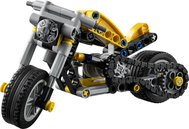 42225 Keltainen moottoripyörä