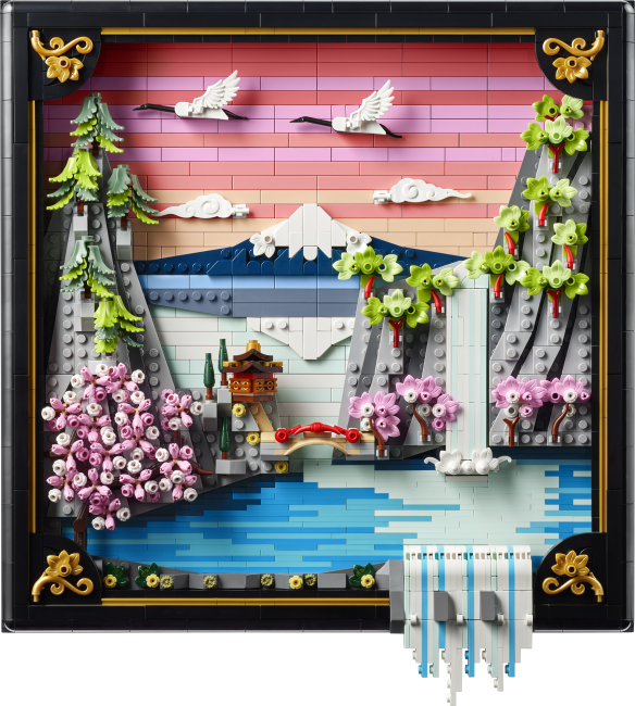 31218 Japanilainen kirsikankukkamaisema