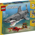 31381 LEGO  Creator Negantā haizivs ar dārgumu lādi