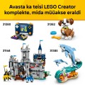 31381 LEGO  Creator Negantā haizivs ar dārgumu lādi