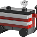 77118 LEGO Sonic Silver auto pret Knuckles monstru vāģi