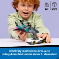 60489 LEGO  City Reaktīvā lidmašīna pret auto