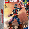 76258 LEGO Super Heroes Rakennettava Captain America ‑hahmo