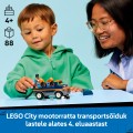 60491 LEGO  City Motociklu pārvadātājs