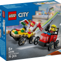 60458 LEGO  City Pizza-auto vastaan  paloauto – kilpa-autopakkaus