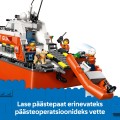 60504 LEGO  City Krasta apsardzes glābšanas laiva un helikopters